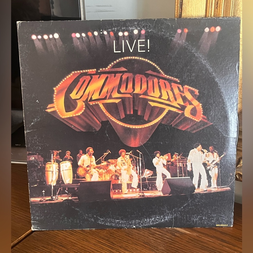 Commodores Live! Vinyl Record